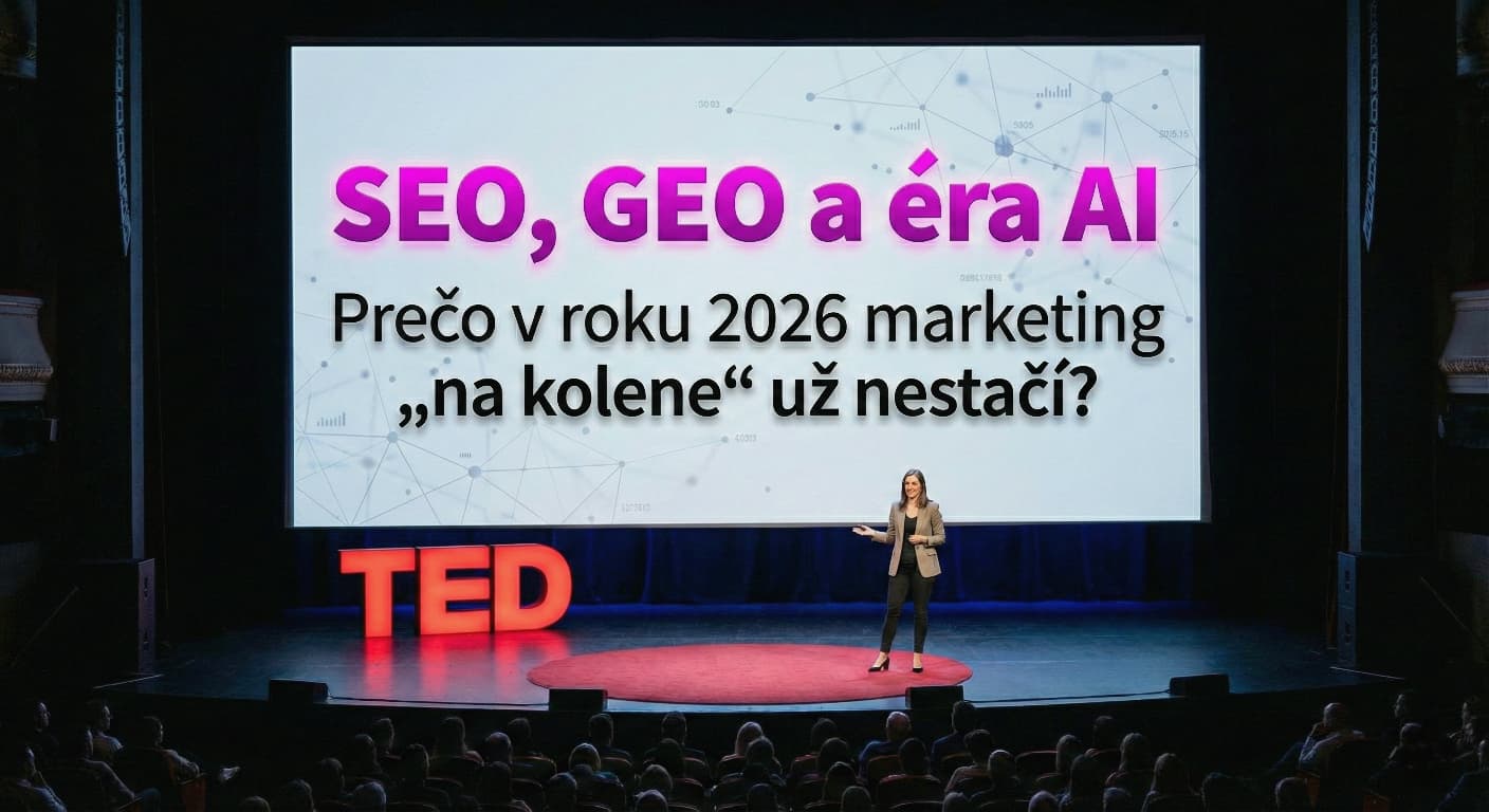 SEO, GEO a éra AI: Prečo v roku 2026 marketing „na kolene“ už nestačí?
